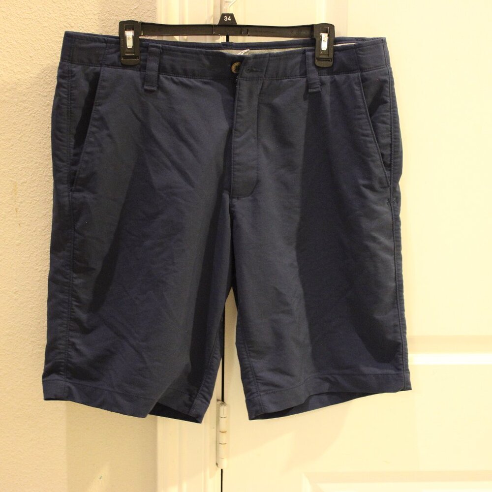 Under Armour Golf Shorts Men's 36 Navy Blue